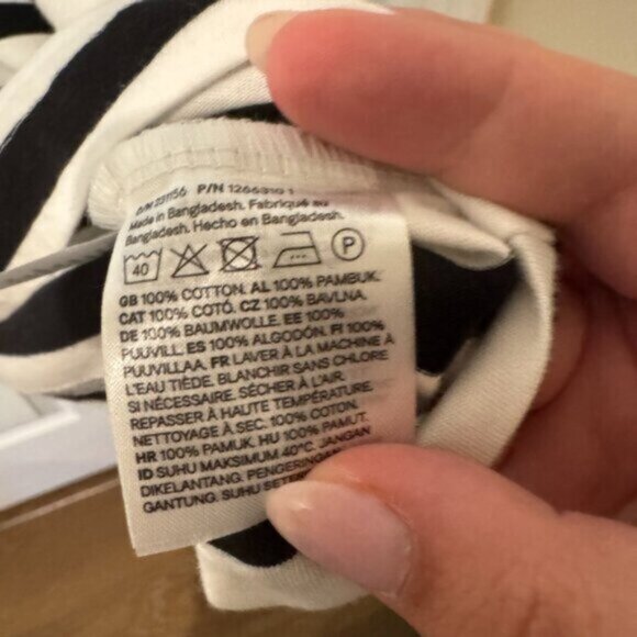 NWT Striped H&M TShirt Size L - Picture 8 of 13